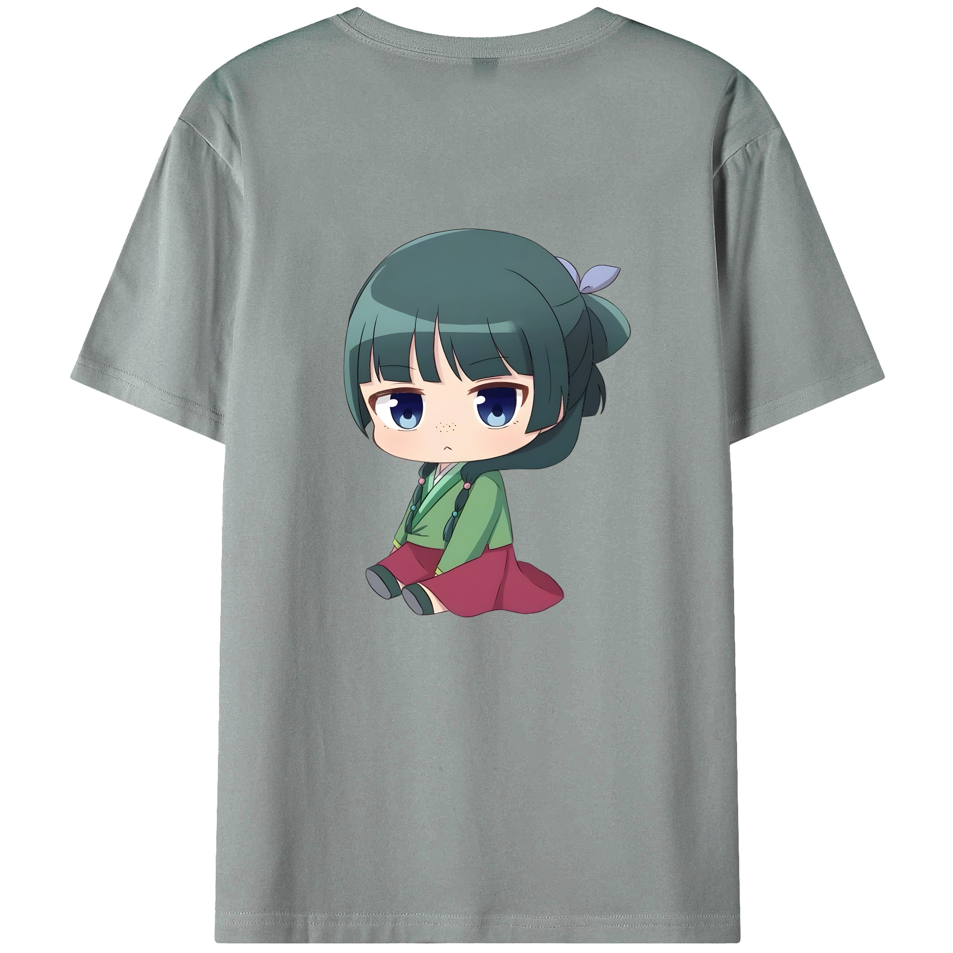 （画像用） 薬屋のひとりごと The Apothecary Diaries 綿100％ メンズ半袖Tシャツ（バックプリント） 通気性